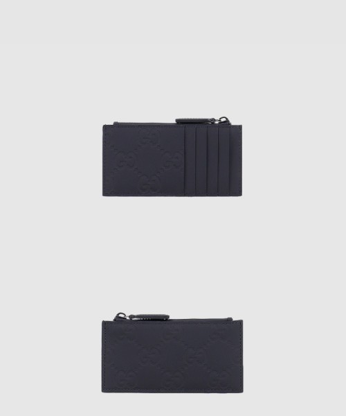 [GUCCI-구찌]GG 러버 이펙트 지퍼 카드지갑 771314