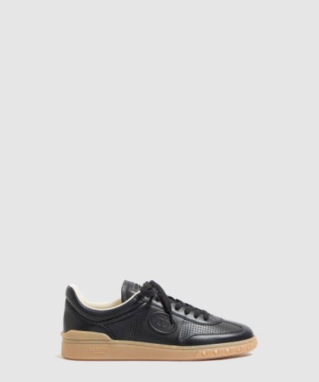 [VALENTINO-발렌티노]홀로우 레더 로우탑 스니커즈