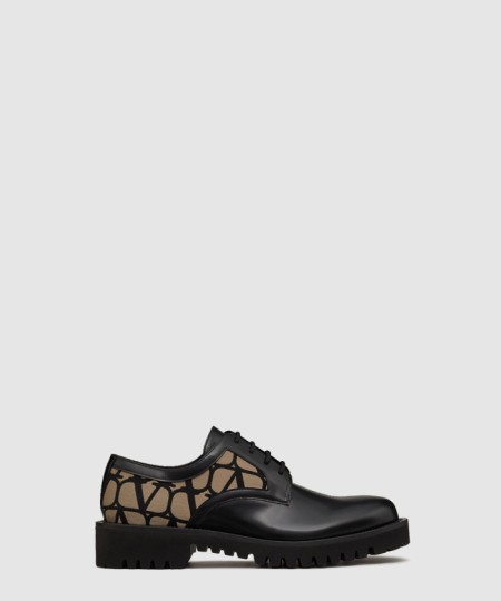 [VALENTINO-발렌티노]토일 이코노그라헤 더비 슈즈