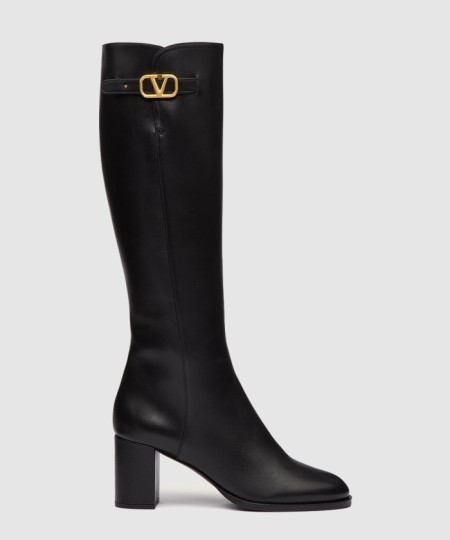 [VALENTINO-발렌티노]브이로고 시그니처 송아지 가죽 부츠
