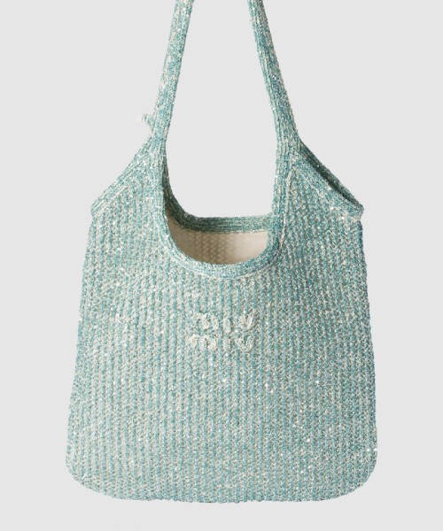 [MIUMIU-미우미우]아이비 스팽글 메쉬 백 5BG231