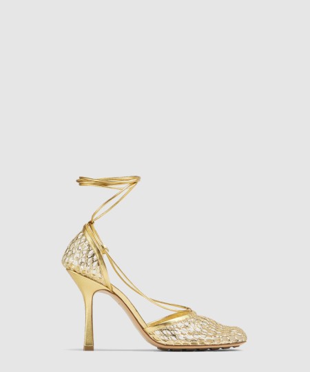 [BOTTEGA-보테가베네타]스트레치 레이스업 샌들 651388