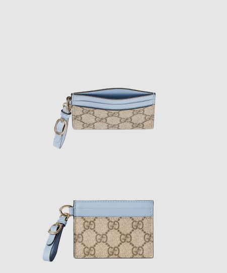 [GUCCI-구찌]GG 엠블럼 스트랩 카드 케이스 819121