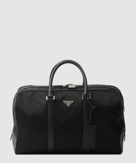 [PRADA-프라다]리나일론 및 사피아노 가죽 더플백 2VC014