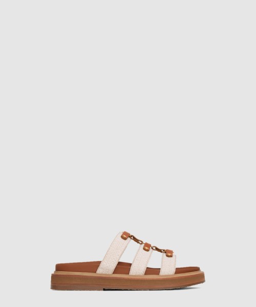 [CELINE-셀린느]소가죽 슬리퍼 357282