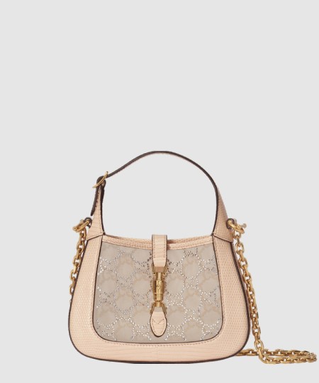 [GUCCI-구찌]재키 1961 크리스탈 미니 호보백 677027