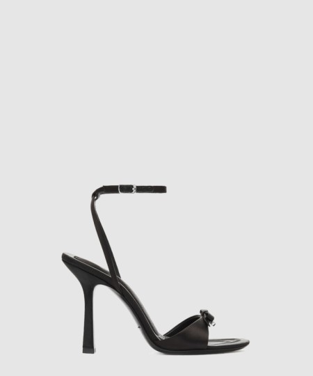 [MCQUEEN-알렉산더맥퀸]새틴 보우 샌들 017001