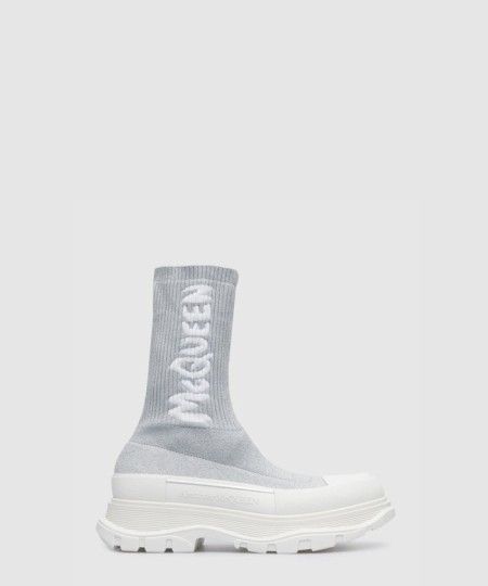 [MCQUEEN-알렉산더맥퀸]로고 니삭스 오버솔 스니커즈 708096