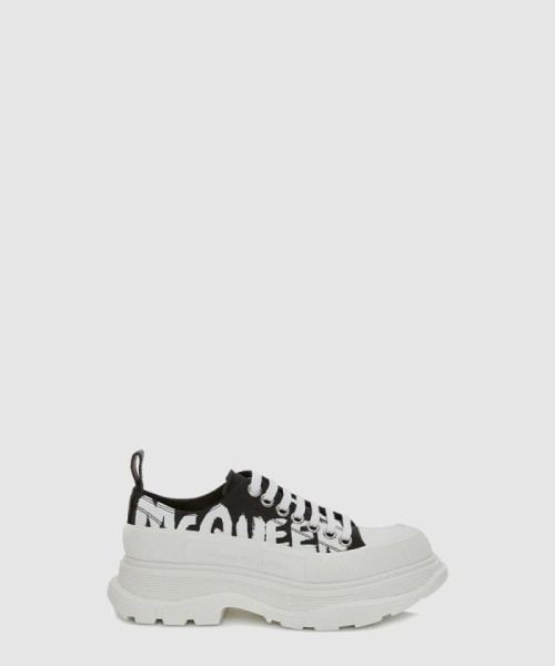 [MCQUEEN-알렉산더맥퀸]트레드 슬릭 레이스업 슈즈 676711