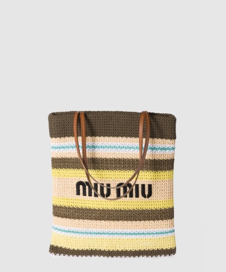 [MIUMIU-미우미우]크로셰 토트백 5BG248