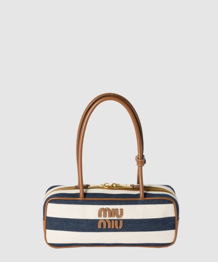 [MIUMIU-미우미우]캔버스 및 가죽보백 5BB173