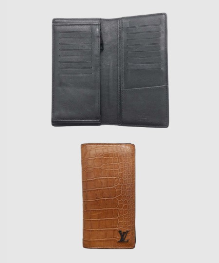[LOUIS VUITTON-루이비통]악어 가죽 장지갑 M81830