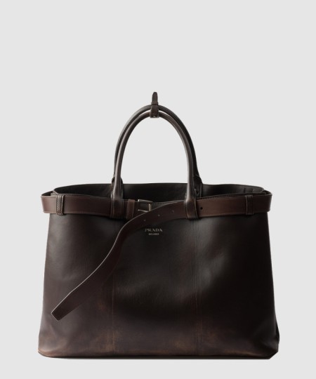 [PRADA-프라다]벨트가 달린 나파 가죽 프라다 버클백 2VG126