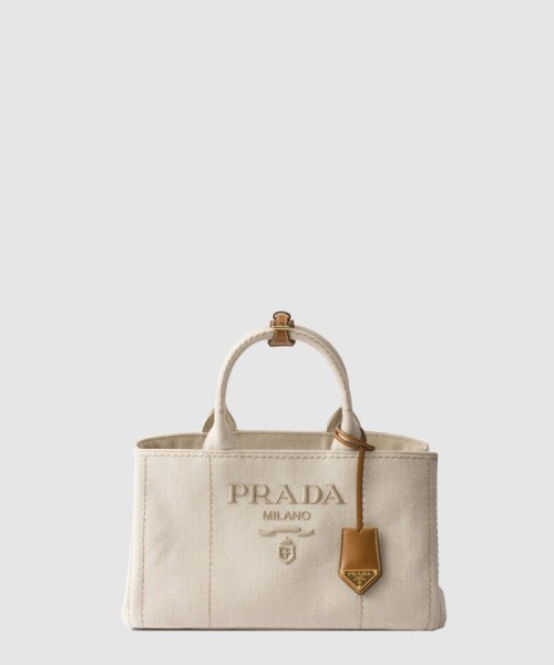 [PRADA-프라다]라지 리넨 혼방 핸드백 1BG554