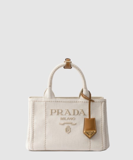 [PRADA-프라다]스몰 코튼 캔버스 핸드백 1BG464