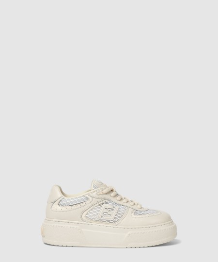 [FENDI-펜디]가죽 메쉬 플랫폼 로우탑 8E8721