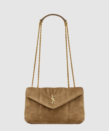 [SAINT LAURENT-생로랑]스웨이드 소재의 토이 PUFFER 759337