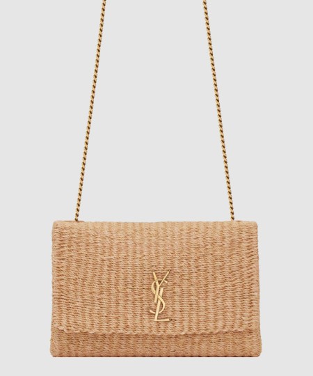 [SAINT LAURENT-생로랑]라피아의 케이트 미디엄 서플 체인백 580065