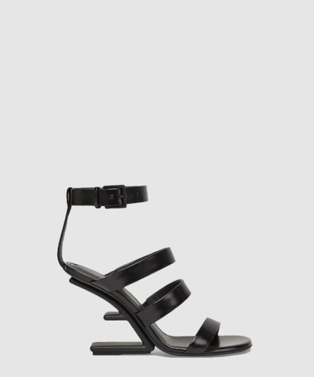 [FENDI-펜디]가죽 하이힐 샌들 8X8512