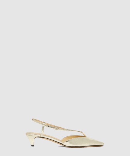 [FENDI-펜디]장어 가죽 로우힐 슬링백 8J8580