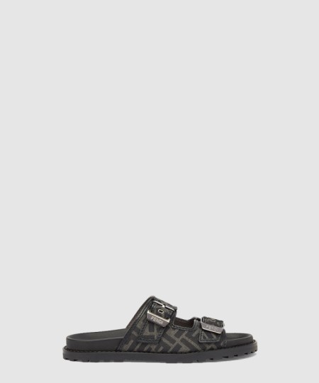 [FENDI-펜디]FF 자카드 패브릭 샌들 7X1604