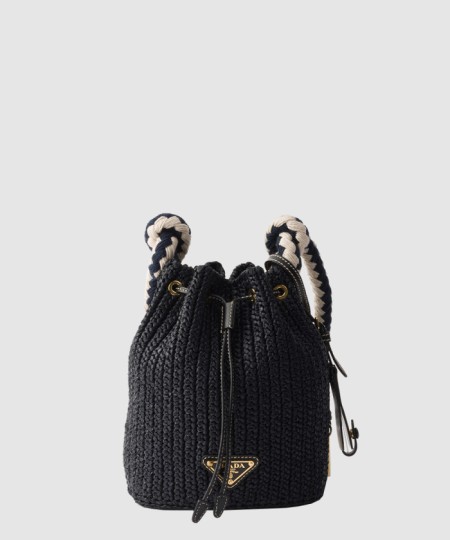[PRADA-프라다]크로셰 미니 버킷백 1BE068