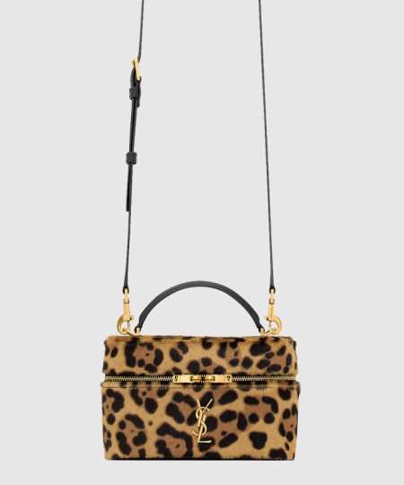 [SAINT LAURENT-생로랑]포니 헤어 가죽 소재 GABY 배니티 백 798098