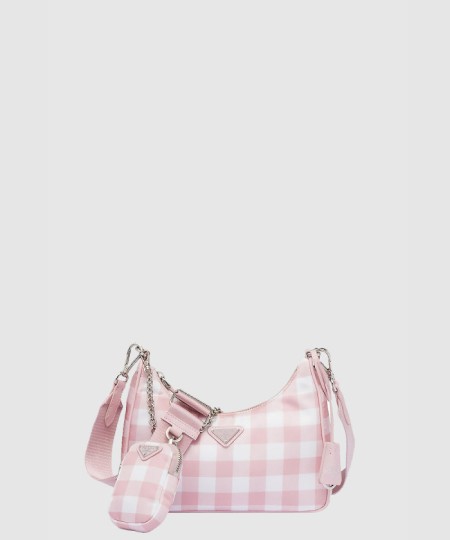 [PRADA-프라다]체크 숄더백 1BH204