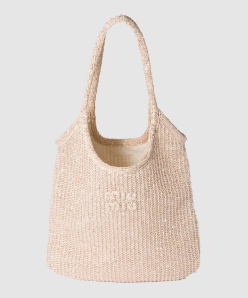 [MIUMIU-미우미우]아이비 스팽글 메쉬 클러치 5BG231