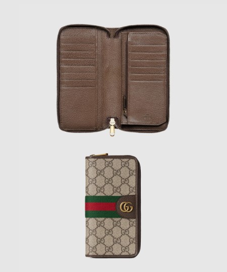 [GUCCI-구찌]오피디아 컬렉션 풀 지퍼 지갑 838619