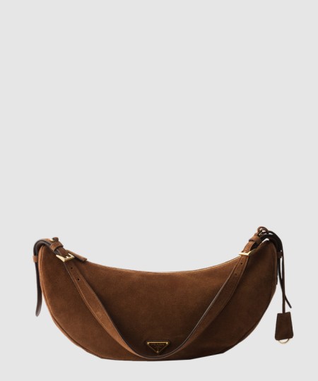 [PRADA-프라다]드뮈룬 라지 스웨이드 숄더백 1BC255