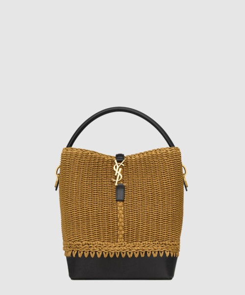 [SAINT LAURENT-생로랑]로프 및 가죽 소재의 LE 37 773991