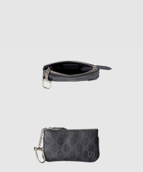 [GUCCI-구찌]투톤 GG 슈프림 키 파우치 820666