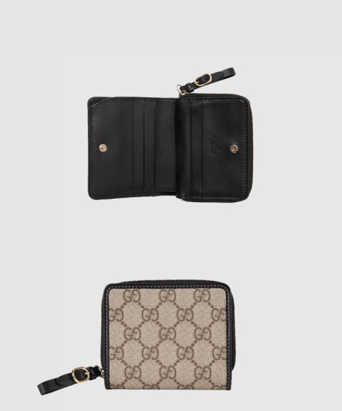 [GUCCI-구찌]GG 엠블럼 미니 지퍼 지갑 ‎819131