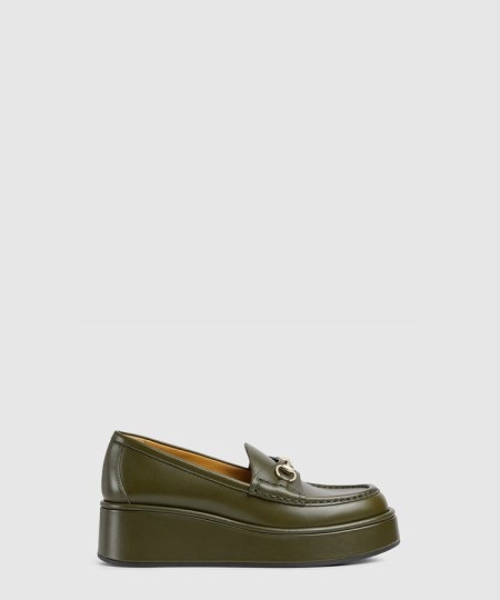 [GUCCI-구찌]홀스빗 웨지 힐 로퍼 794317