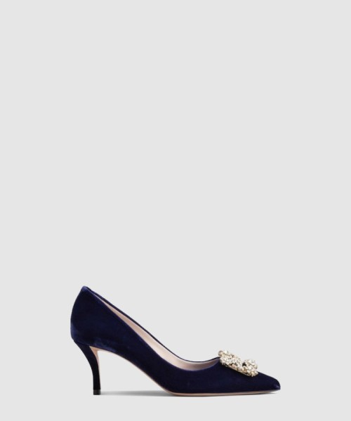 [ROGER VIVIER-로저비비에]벨벳 하이힐 4141