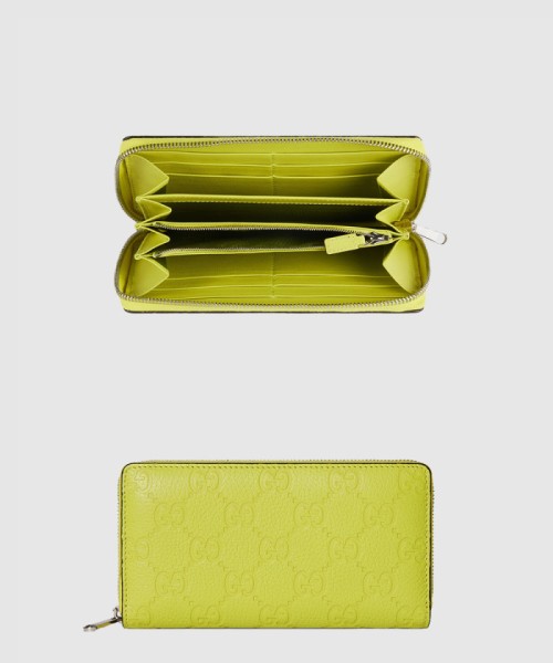 [GUCCI-구찌]임프린트 집 어라운드 지갑 GG 가죽 835003