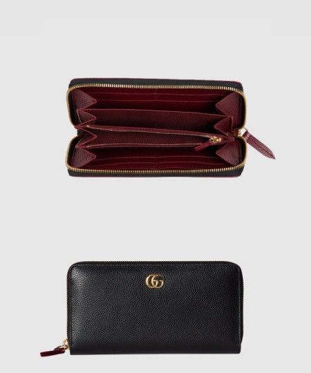 [GUCCI-구찌]GG 마몽 바이컬러 지퍼 지갑 456117