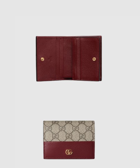 [GUCCI-구찌]GG 마몽 바이컬러 미니 지갑 841358