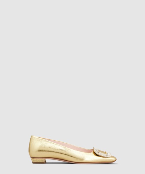 [ROGER VIVIER-로저비비에]가죽 발레리나 플랫 0070