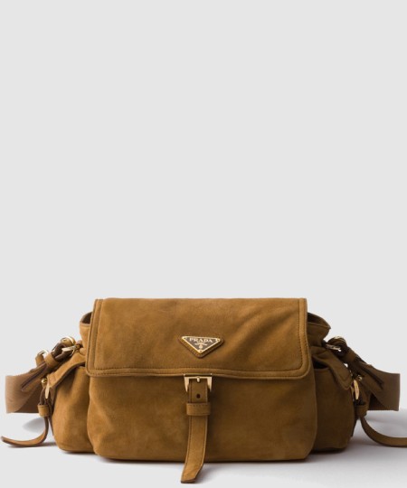 [PRADA-프라다]익스플로어 미디엄 스웨이드 숄더백 1BD394