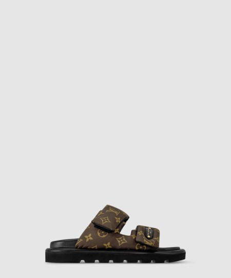 [LOUIS VUITTON-루이비통]풀 필로우 플랫 컴포트 뮬 1AHMDN