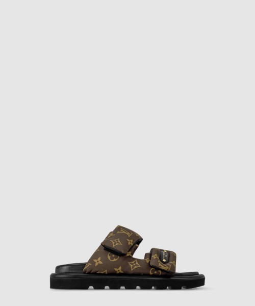 [LOUIS VUITTON-루이비통]풀 필로우 플랫 컴포트 뮬 1AHMDN