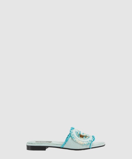 [GUCCI-구찌]인터로킹 슬라이드 샌들 782412