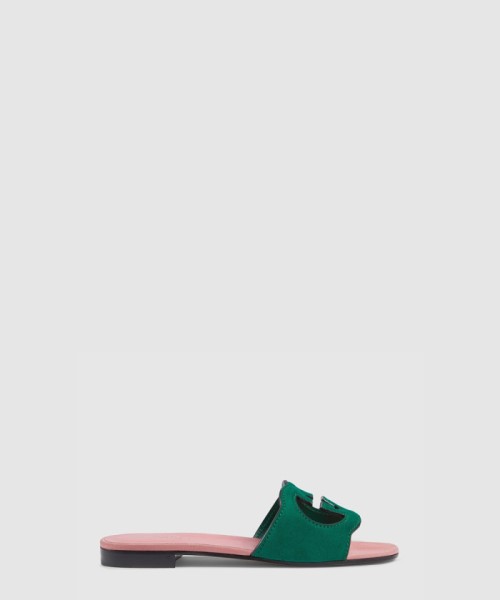 [GUCCI-구찌]인터로킹 G 컷아웃 샌들 694451