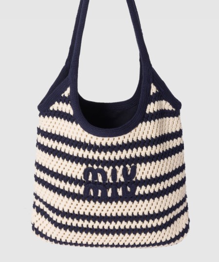 [MIUMIU-미우미우]아이비 크로셰 토트백 5BG231