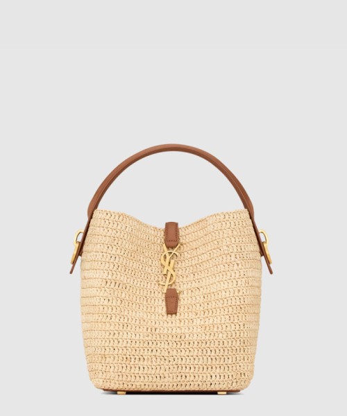 [SAINT LAURENT-생로랑]라피아 소재 LE 37 스몰 백 839387