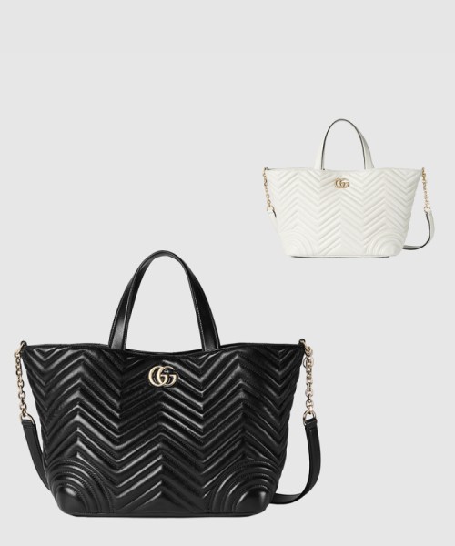 [GUCCI-구찌]GG 마몽 미디엄 토트백 847387