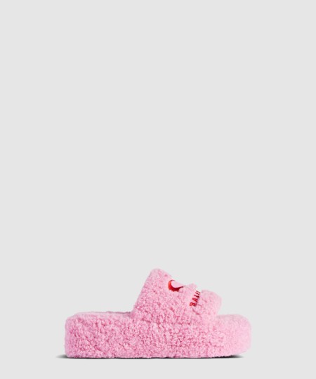 [BALENCIAGA-발렌시아가]퍼리 플랫폼 샌들 825622