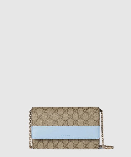 [GUCCI-구찌]GG 엠블럼 체인 지갑 838151